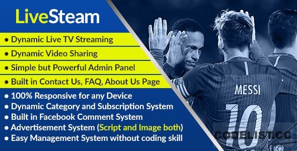 LiveStream v1.0 – Online Video and Live Streaming Management System