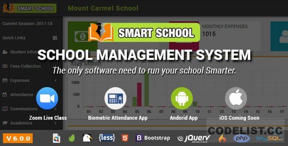 Smart School v6.0.0 – School Management System