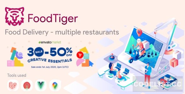 FoodTiger v1.3.0 – Food delivery – Multiple Restaurants