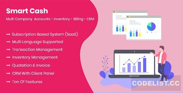 Smart Cash v3.1 – Multi Company Accounts Billing & Inventory (SaaS)