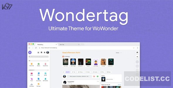 Wondertag v2.2.1 – The Ultimate WoWonder Theme