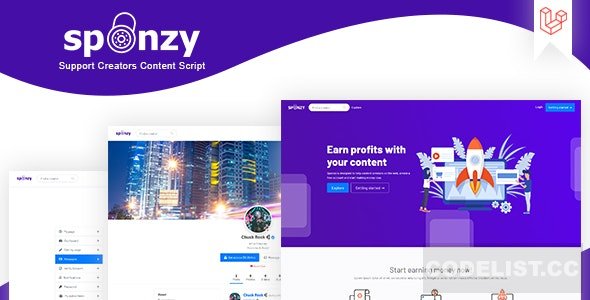 Sponzy v2.3 – Support Creators Content Script