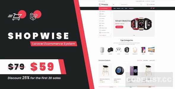 Shopwise v1.0.4 – Laravel Ecommerce System