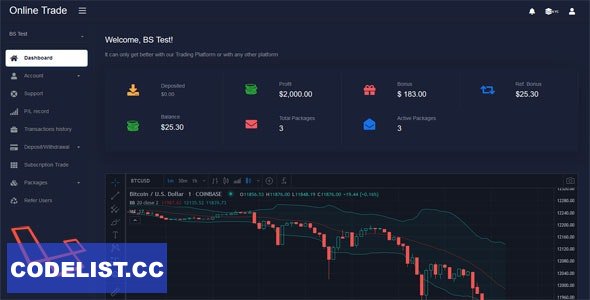 Online Trader – Trading and investment management system (07 April 2021) – nulled