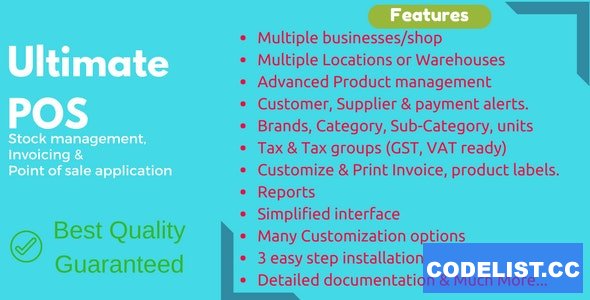 Ultimate POS v4.0 + addons – nulled