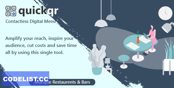 QuickQR v5.5 – Saas – Contactless Restaurant QR Menu Maker – nulled