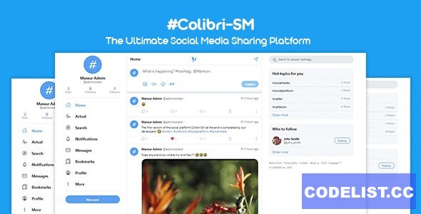 ColibriSM v1.0.7 – The Ultimate PHP Modern Social Media Sharing Platform – nulled
