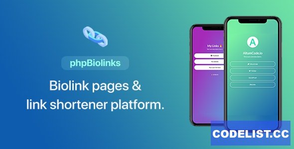 BioLinks v6.0 – Instagram & TikTok Bio Links & URL Shortener (SAAS Ready) – nulled