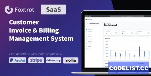 Foxtrot (SaaS) v1.0.1 – Customer, Invoice and Expense Management System