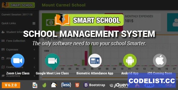 Smart School v6.2.0 – School Management System – nulled