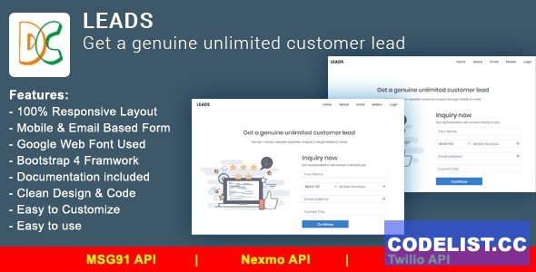 LEADS v2.0 – Get a Genuine Unlimited Customer Lead LEADS v2.0 – Get a Genuine Unlimited Customer Lead