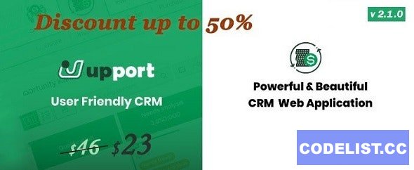Upport CRM v2.1.0 – Laravel CRM – Open Source CRM Web Application