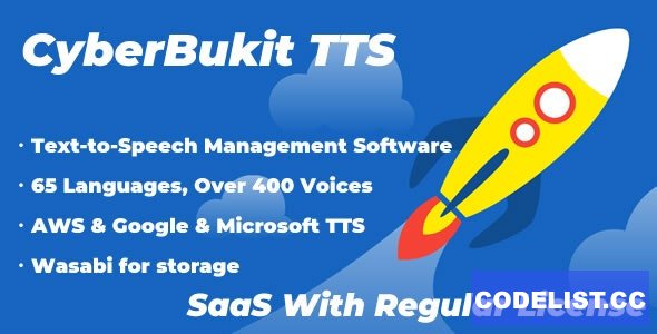 CyberBukit TTS v1.0.5 – Text to Speech – SaaS Ready – nulled