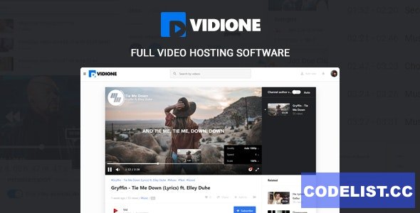 Vidione v1.5.1 – online media platform software + monetization