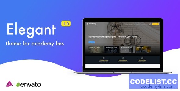 Elegant v1.5 – Academy LMS Theme