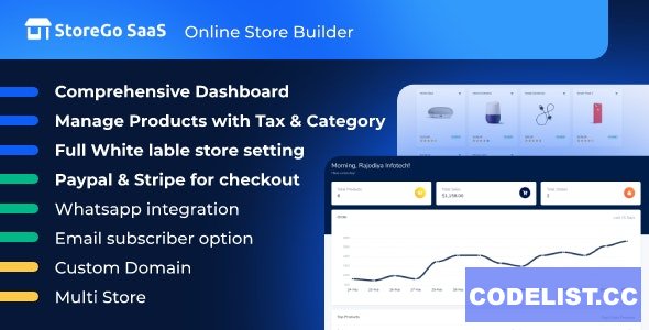 StoreGo SaaS v1.6.0 – Online Store Builder – nulled